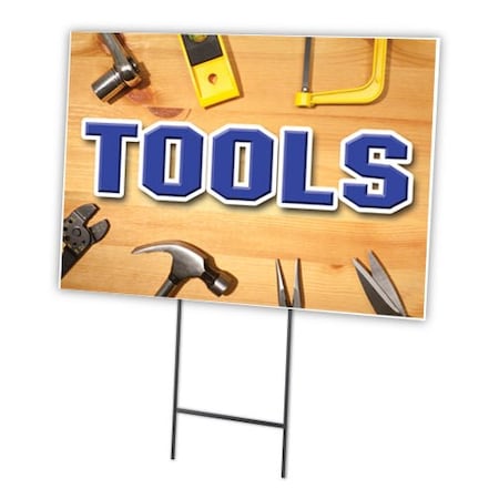 Signmission Tools Yard Sign & Stake outdoor plastic coroplast window, C-1216-DS-Tools C-1216-DS-Tools